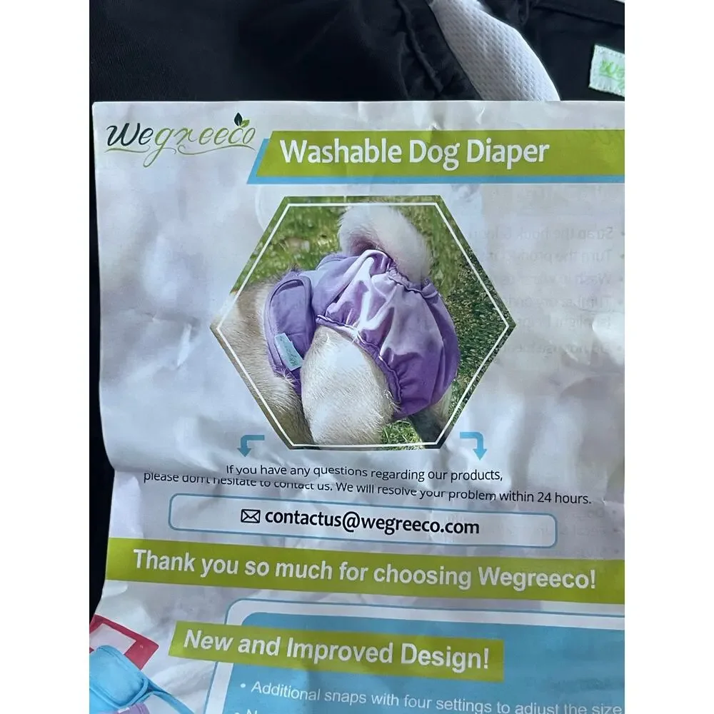 Washable Female Dog Diapers Highly Absorbent Large
